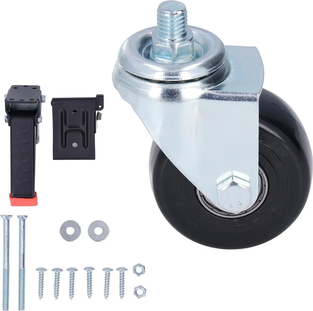 Roulette pivotante silencieuse 65 mm : finis les bruits et rayures - 2