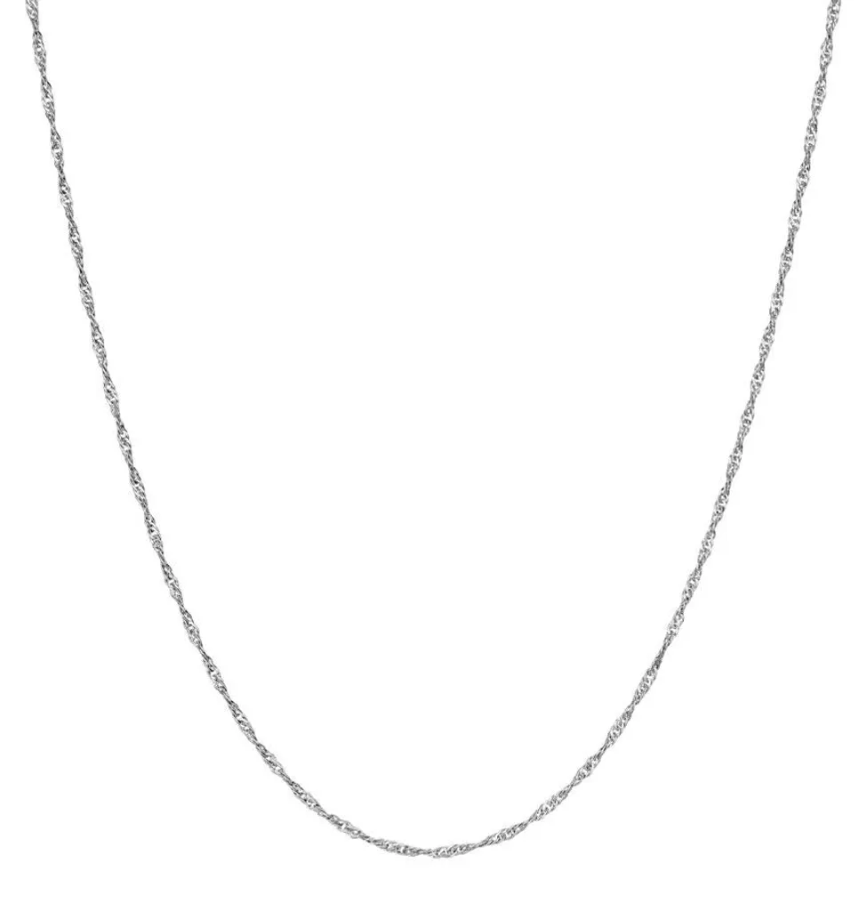 Chaîne Lambada argent 45 cm : finissez-en avec les colliers qui noircissent