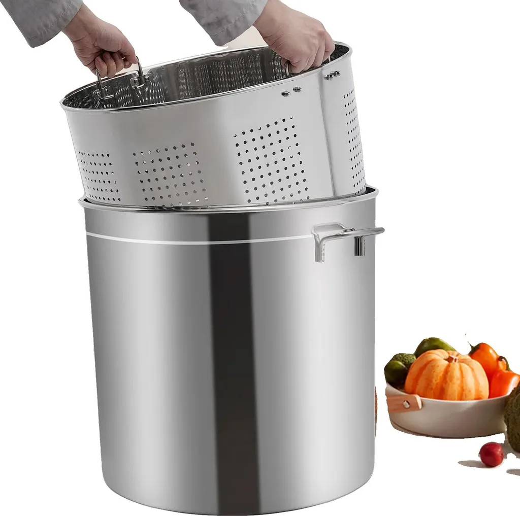 Marmite Inox avec Égouttoir Intégré : Fini les Brûlures au Versement