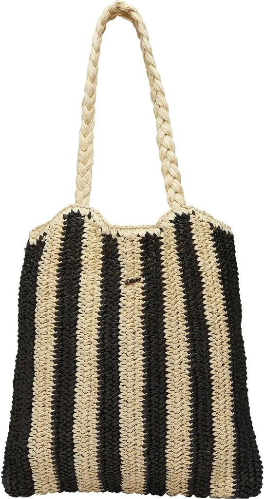 Regalo Donna: Borsa s.Oliver Shopper Grey Black Multicolore
