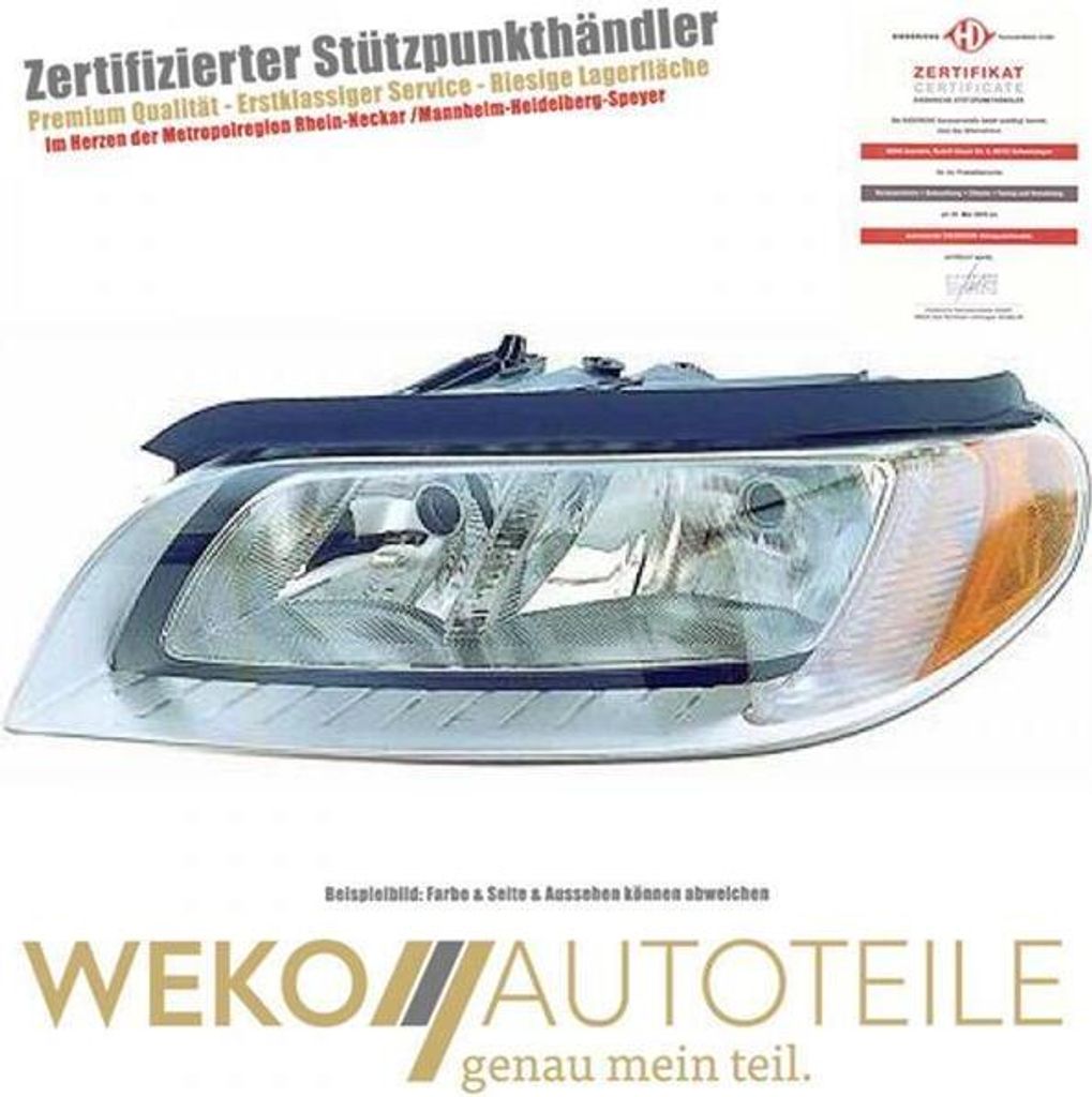 Scheinwerfer links DIEDERICHS 7661181 für VOLVO