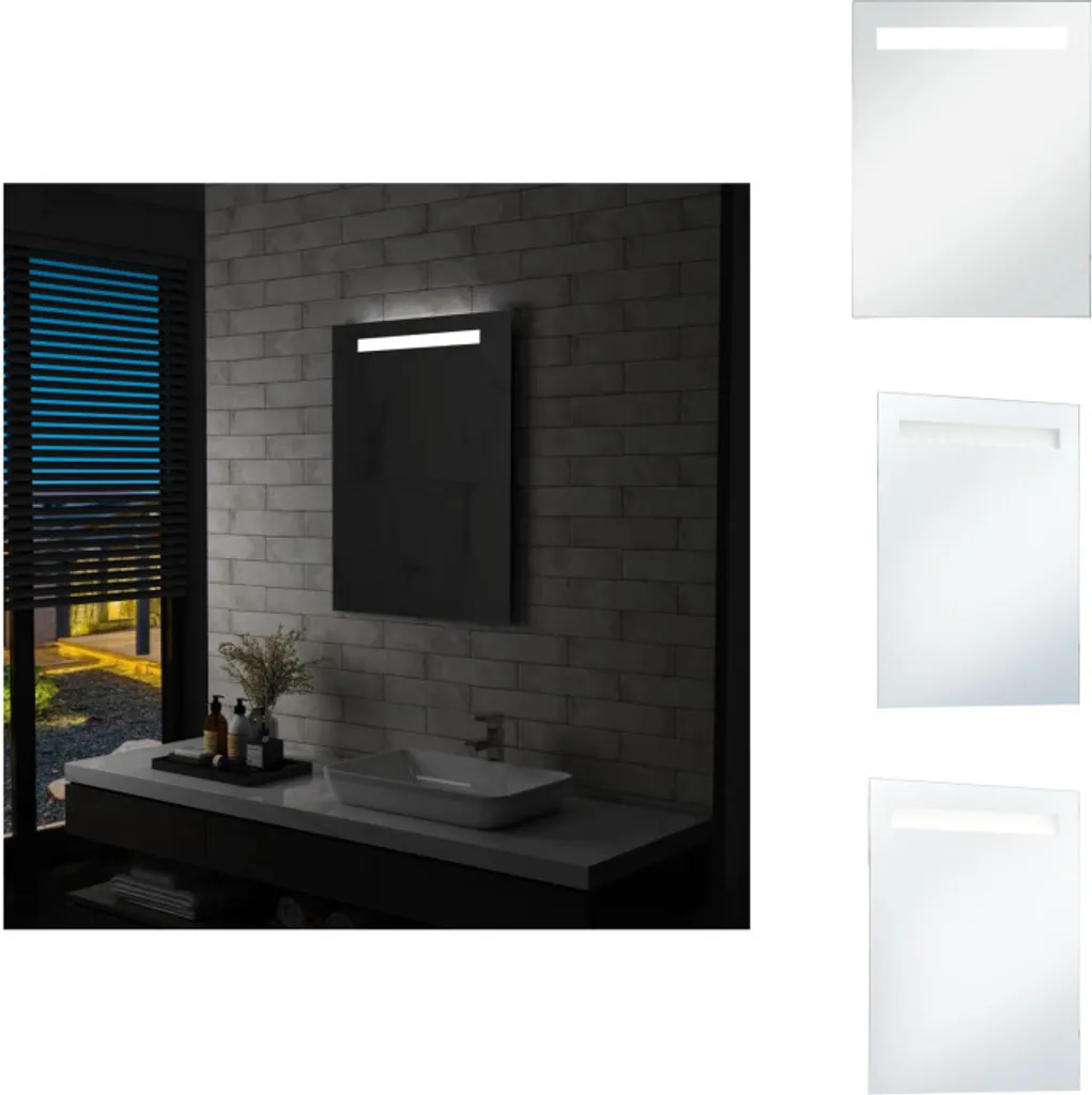 Specchio LED 60x80 cm vidaXL per Bagno Moderno | Design e Funzione