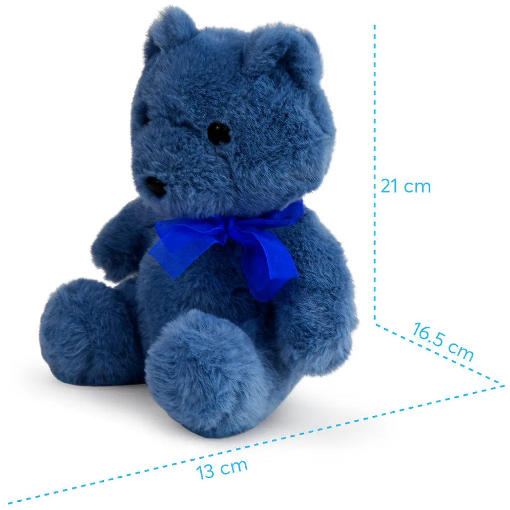 Doudou Ours Bleu Cloud 21 cm WP MERCHANDISE - Cadeau de Naissance Idéal