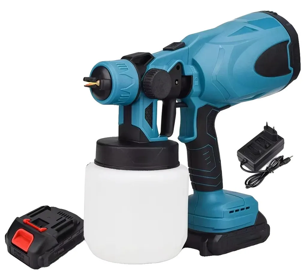 Pulvérisateur à batterie 800 ml avec jet réglable et batterie incluse