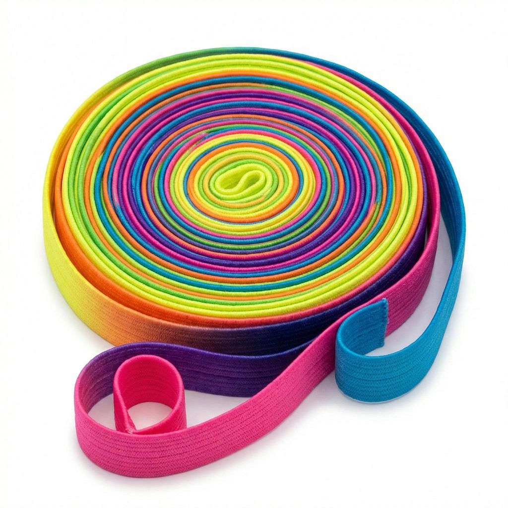 PRECORN Gummitwist Kinder – 6 m Regenbogen Hüpfgummi – Indoor/Outdoor – Gartenspiele – Geschenk Mädchen & Jungen – Weihnachten, Ostern,...