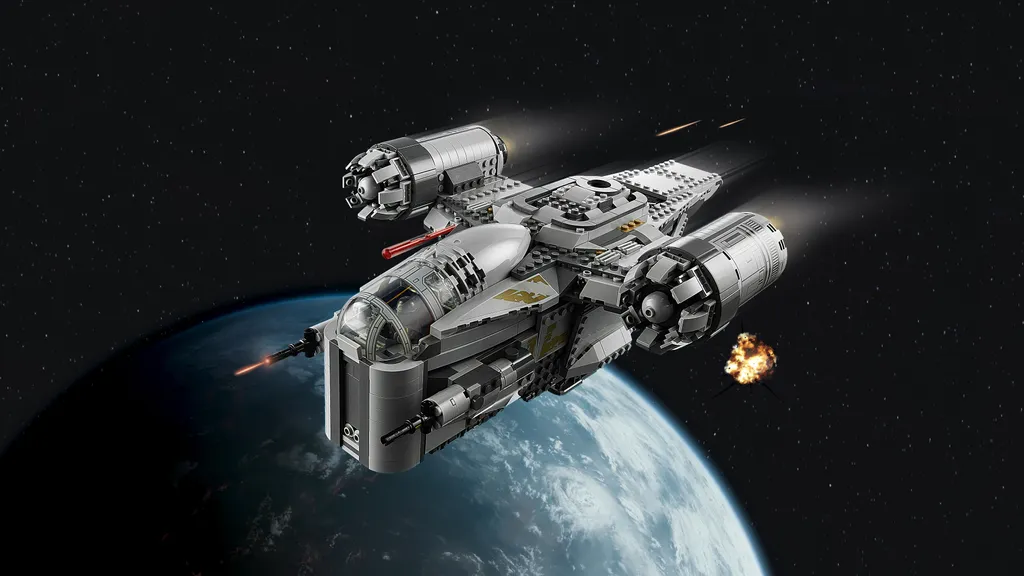 Jeu de Construction LEGO Star Wars Razor Crest Vaisseau Spatial - 16