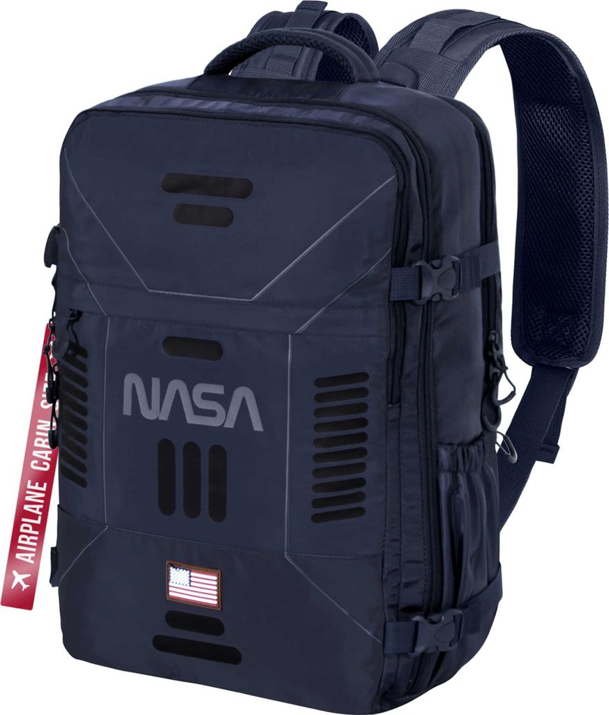 Cabina Zaino City Travel NASA Blu scuro Mercury 25x40x20 cm Immagine del prodotto 