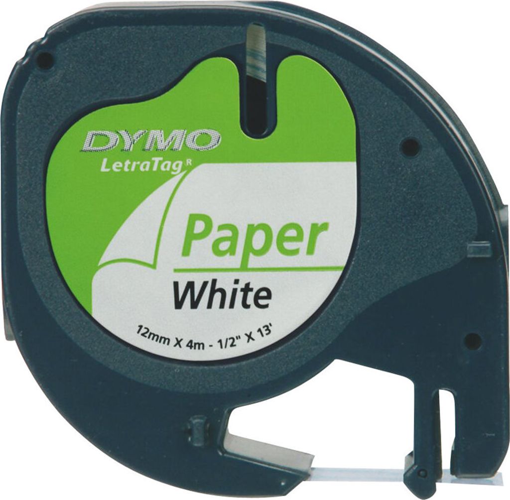 Páska Dymo Letratag Paper biela 12 mm x 4 m Obrázok produktu 