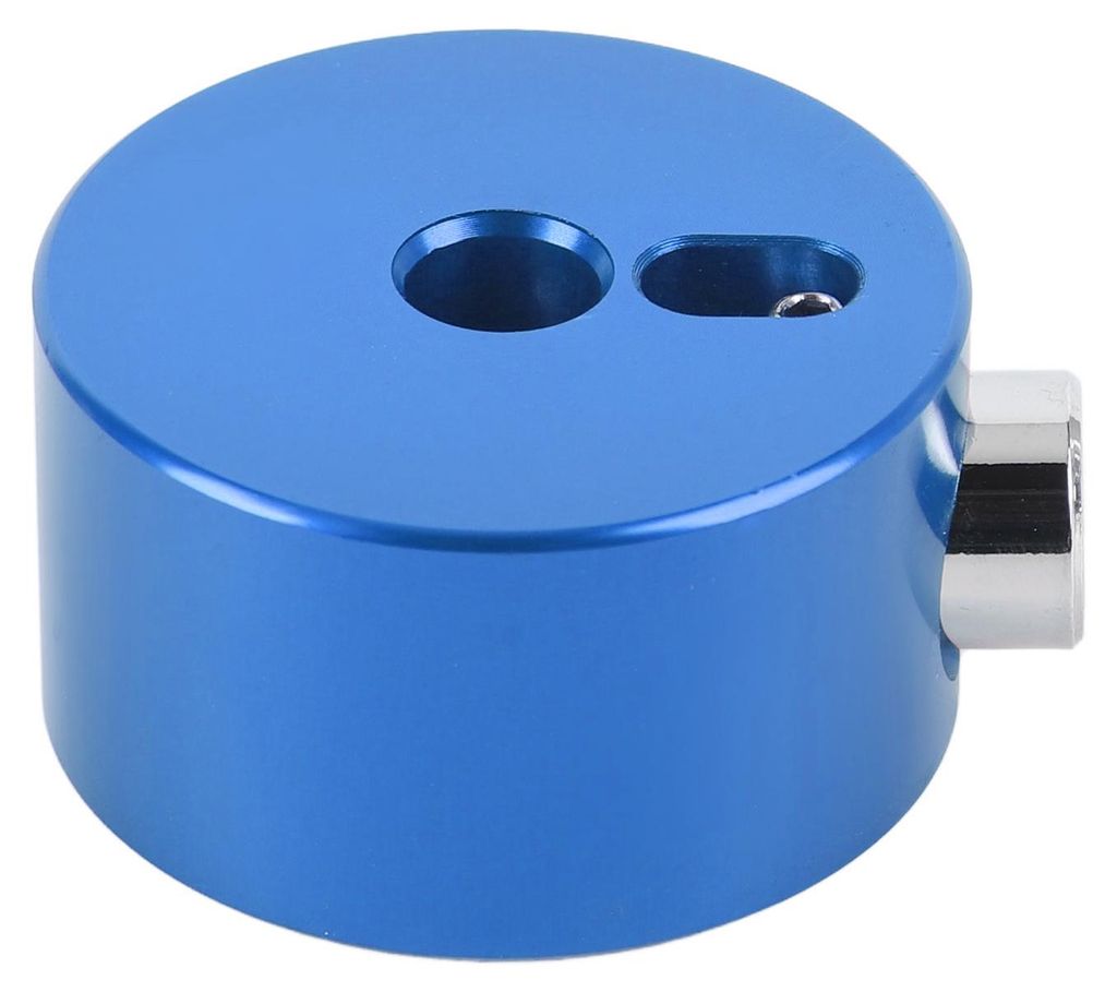 Schnellverschlusskappe für Becken aus Aluminiumlegierung, Befestigungsschnalle für Beckenmutter, kompatibel mit Schlaginstrumenten, blau