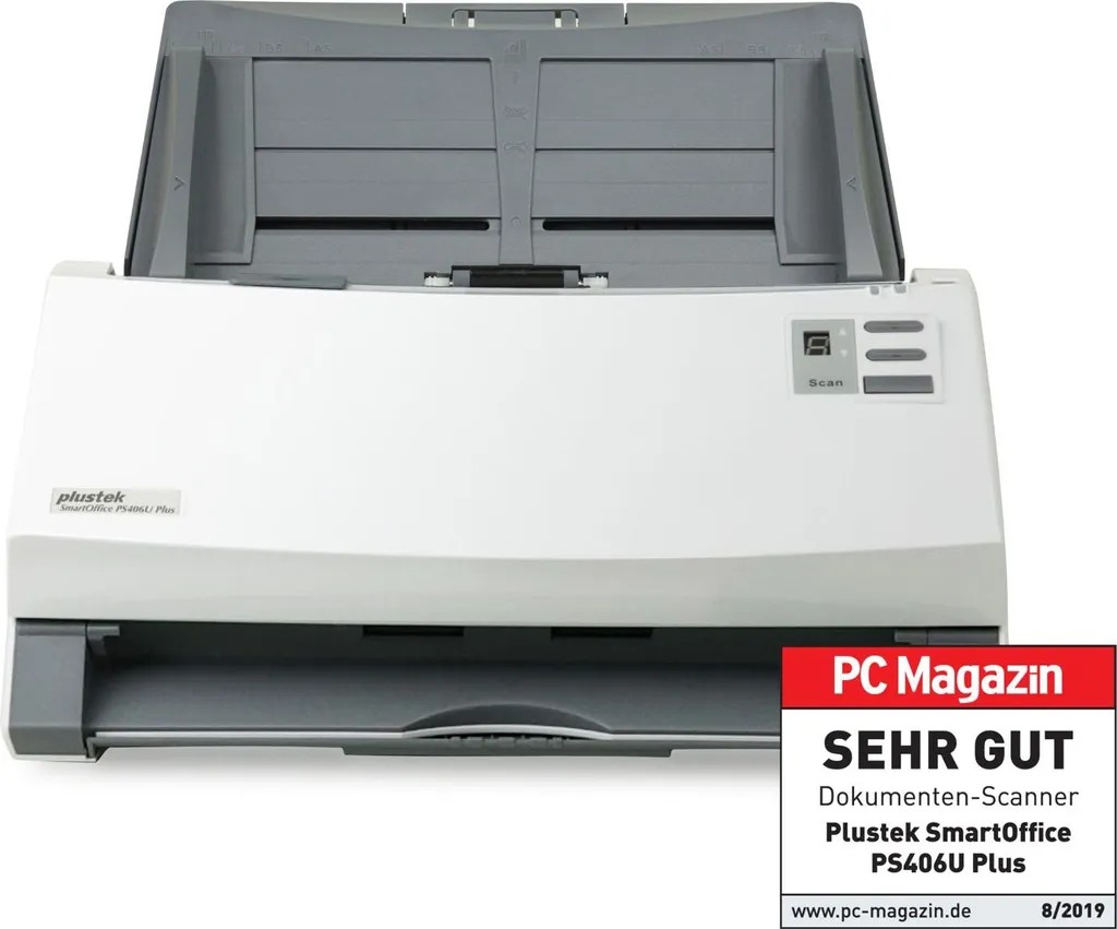 Scanner Plustek SmartOffice PS 406U Plus pour Dématérialisation de Bureau - 5