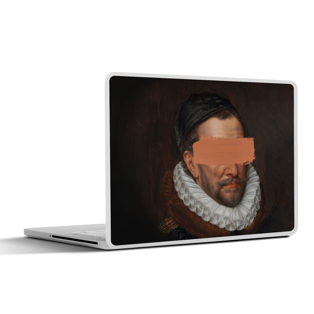 MuchoWow Laptop Aufkleber Sticker Cover Wilhelm von Oranien - Adriaen Thomasz - Gemälde 25x18 cm - Laptop-Deko