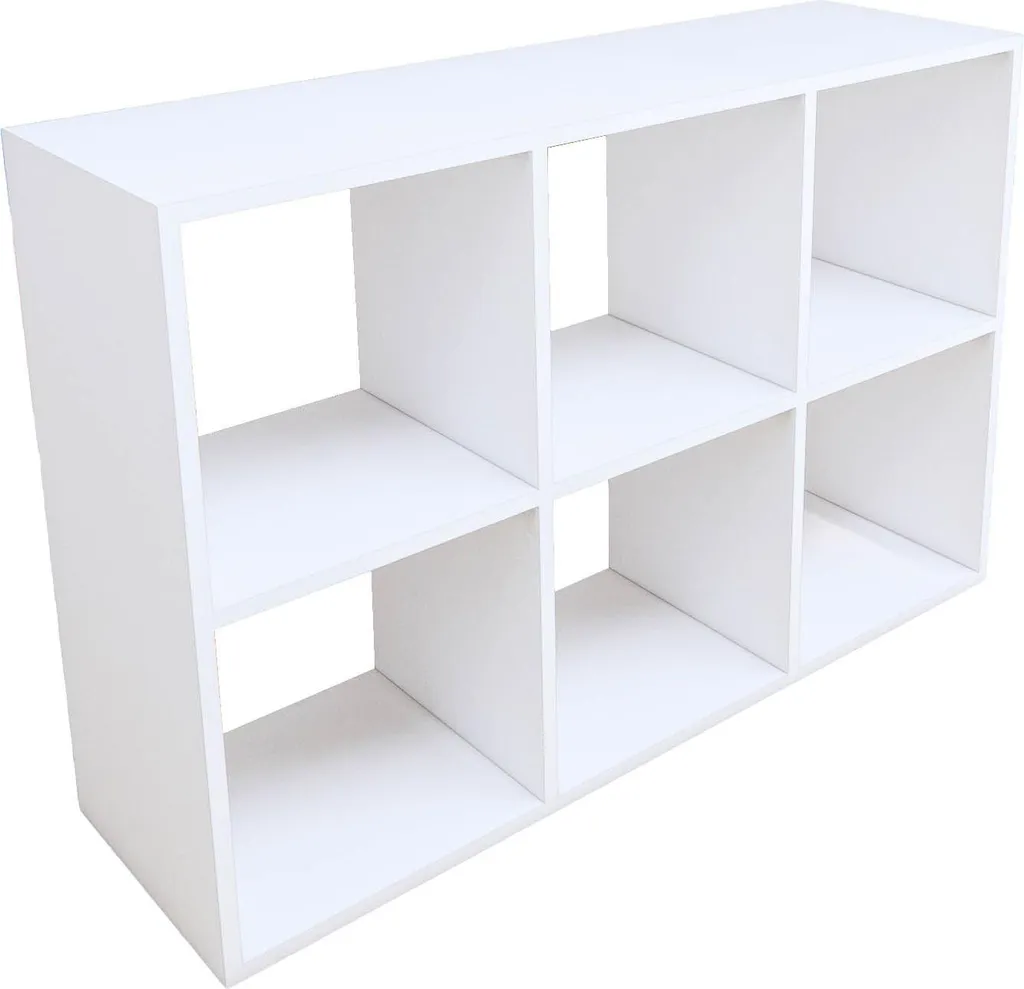 Meuble KALLAX 2x3 positions modulables blanc, compartiments 31x31 IKEA