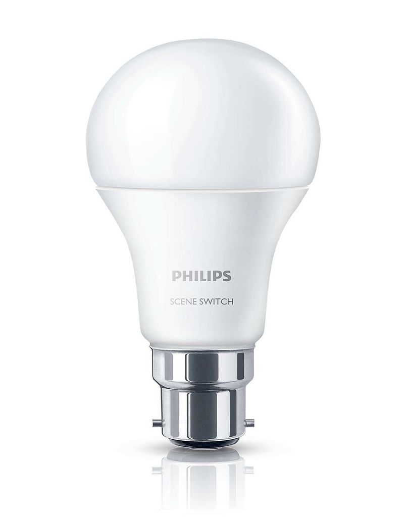 Philips 9 W (60 W), B22, Warmweiß, Kolbenform, 9 W, 60 W, Produktbild 