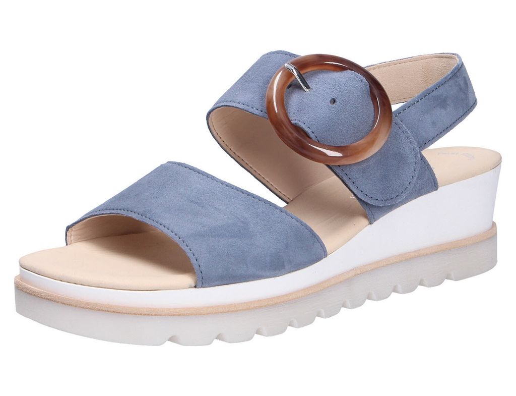 Gabor Damen Keilsandalette blau