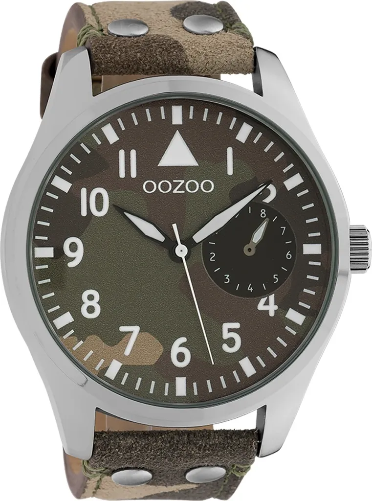Montre Oozoo UOC10326 Timepieces Mixte Analogique Camouflage Vert