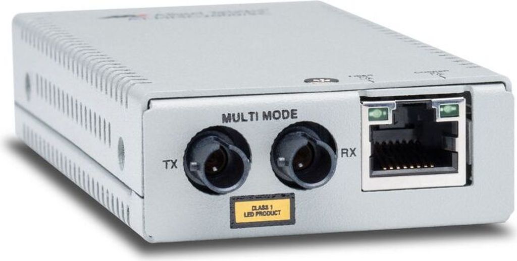 Allied Telesis AT-MMC2000/ST-960 Netzwerk-Medienkonverter 1000 Mbit/s 850 nm Multimode Grau