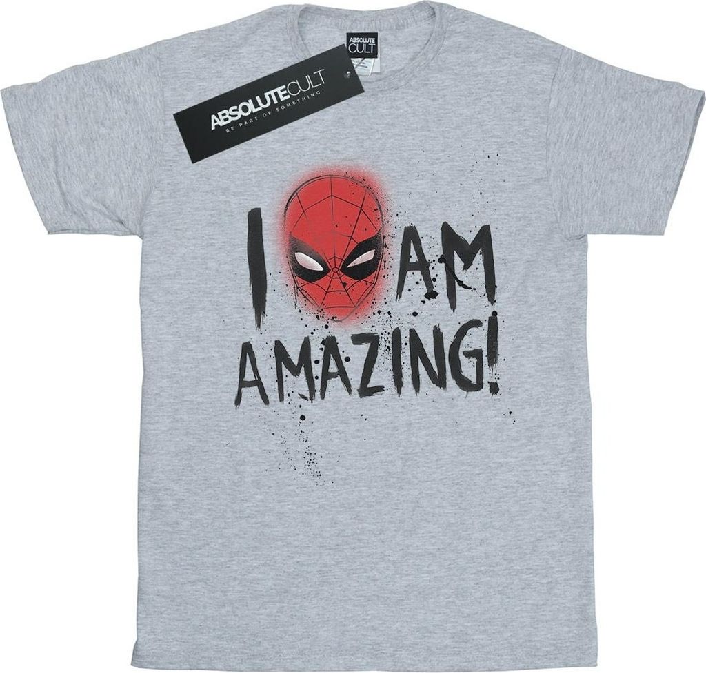Marvel - "I Am Amazing" T-Shirt für Damen BI49099 (XXL) (Grau)