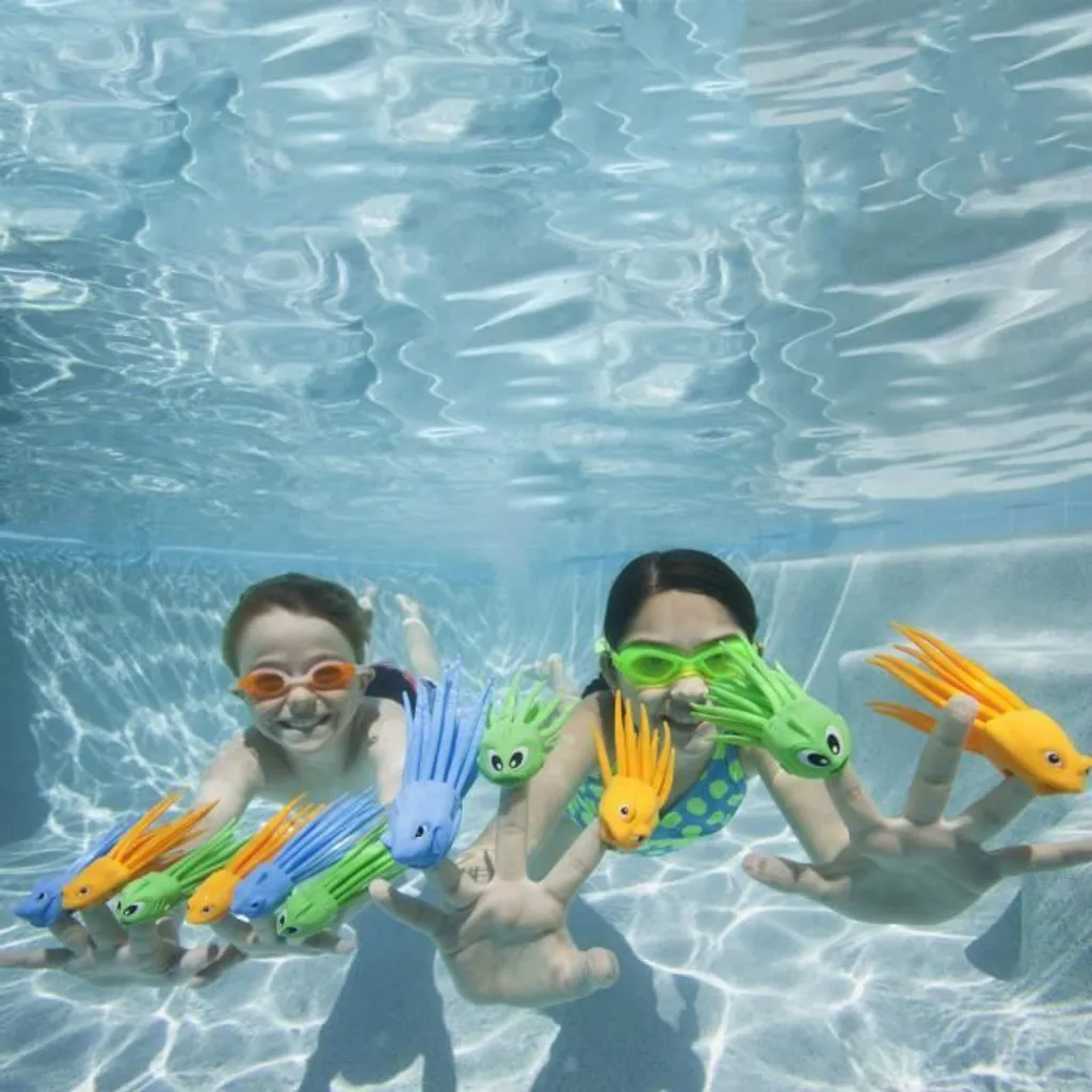 SwimWays SQUIDIVERS Kit de Plongée Enfant pour Apprendre à Nager - 10