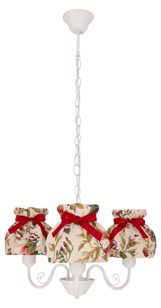Suspension ROZANO 3xE27 : Éclairage Puissant et Décoratif Blanc Coloré