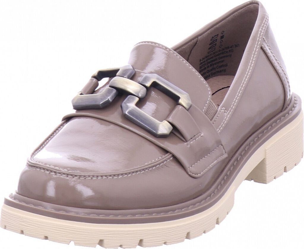 Jana Damen Slipper in Beige, Größe 41