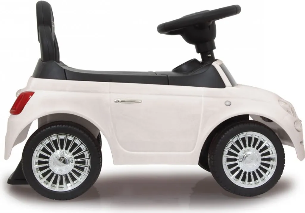 Cadeau enfant : Fiat 500 blanche à pédales pour apprendre à conduire - 5