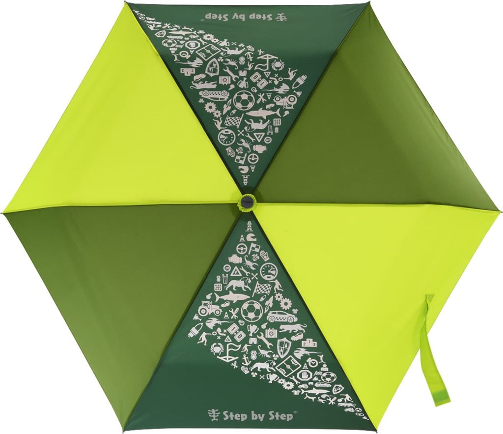 Deštník Step by Step Magic Rain EFFECT Lime, dětský deštník Obrázek produktu 