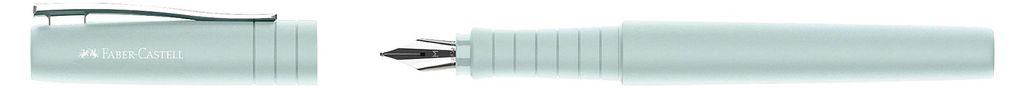 Faber-Castell 241009, Blau, Kartuschenfüllsystem, Schwarz, Medium, Beidhändig, 1 Stück(e)