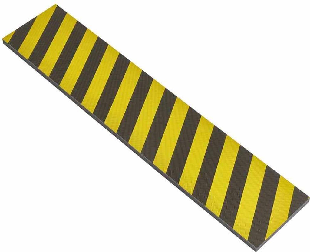 Mottez A087S1 Autoschaumstoffschutz sw Uni 500 x 30 x 70 mm, gelb/schwarz