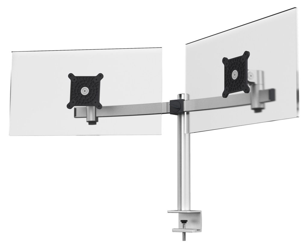DURABLE Monitor Halterung PRO für 2 Monitore, 508523 silber Produktbild 