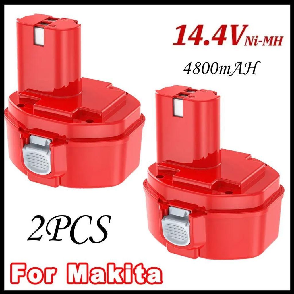 Akku für Elektrowerkzeug 14,4 V - Ersatzakku PA14 1420 1422 - Kompatibel mit 6280D 6281D 6237D - 2er Pack 4800mAh