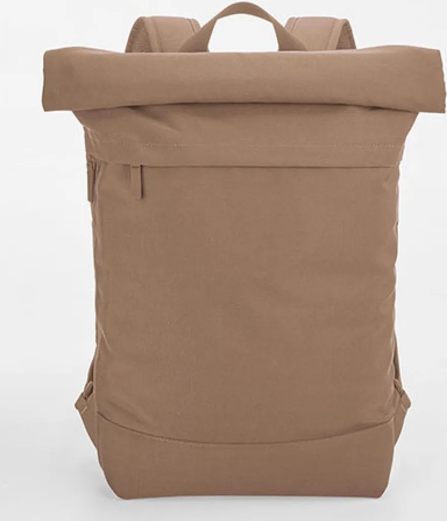 BagBase BG870 | Simplicity Roll-Top Backpack Zaino - Colore: Nocciola - Dimensioni: 50 x 40 x 13 cm