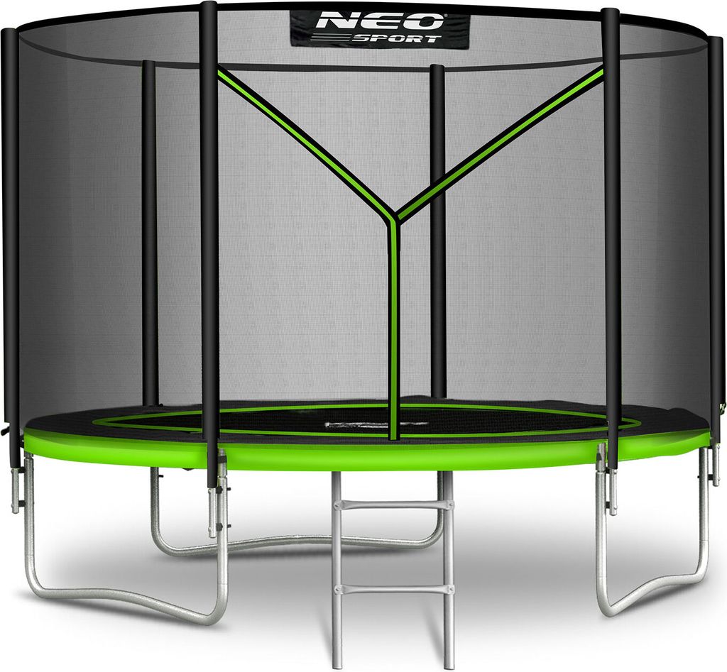 Neo-Sport 183 cm (6 Fuß) Gartentrampolin mit Außennetz und Produktbild 