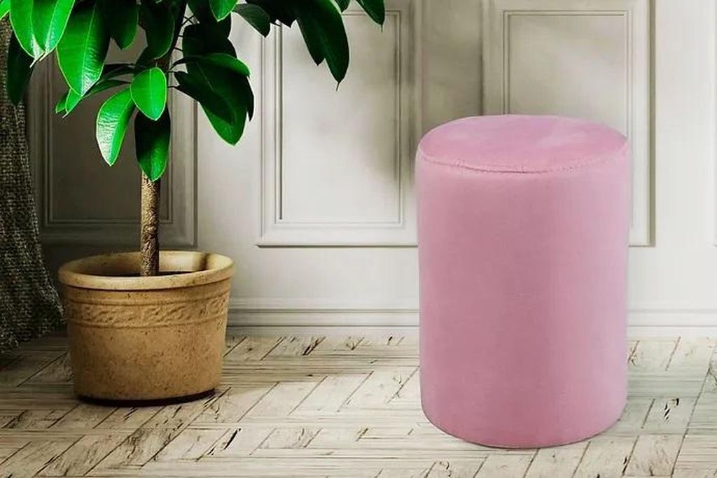 Rosa Sitzhocker r Hocker modernen Stil neuer Sitzer Wohnzimmer