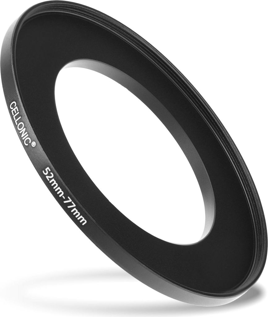 8x Step Up Ring Filteradapter Set für Canon, Nikon, Sony, Panasonic Lumix uvm: Objektiv Filtergewinde Adapter von 49mm auf 52mm, 55mm, 58mm, 62mm,...