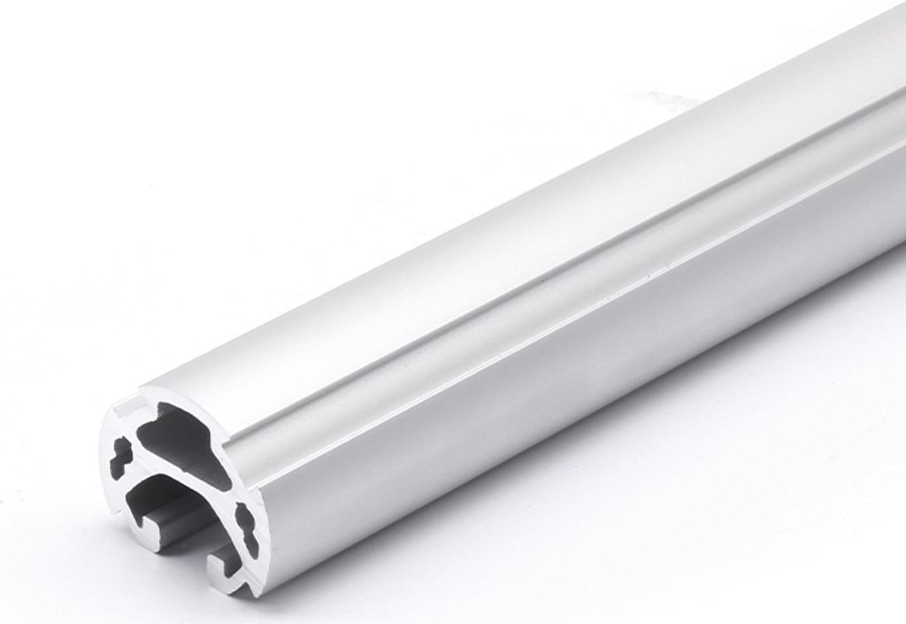 Länge 1630mm - Profilrohr Aluminium eine Nut D30 I-Typ Nut 8 Alu Rohre Profile