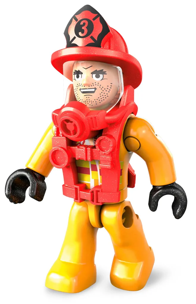 Jouet de Construction Camion de Pompiers Mega Construx avec Accessoires - 7