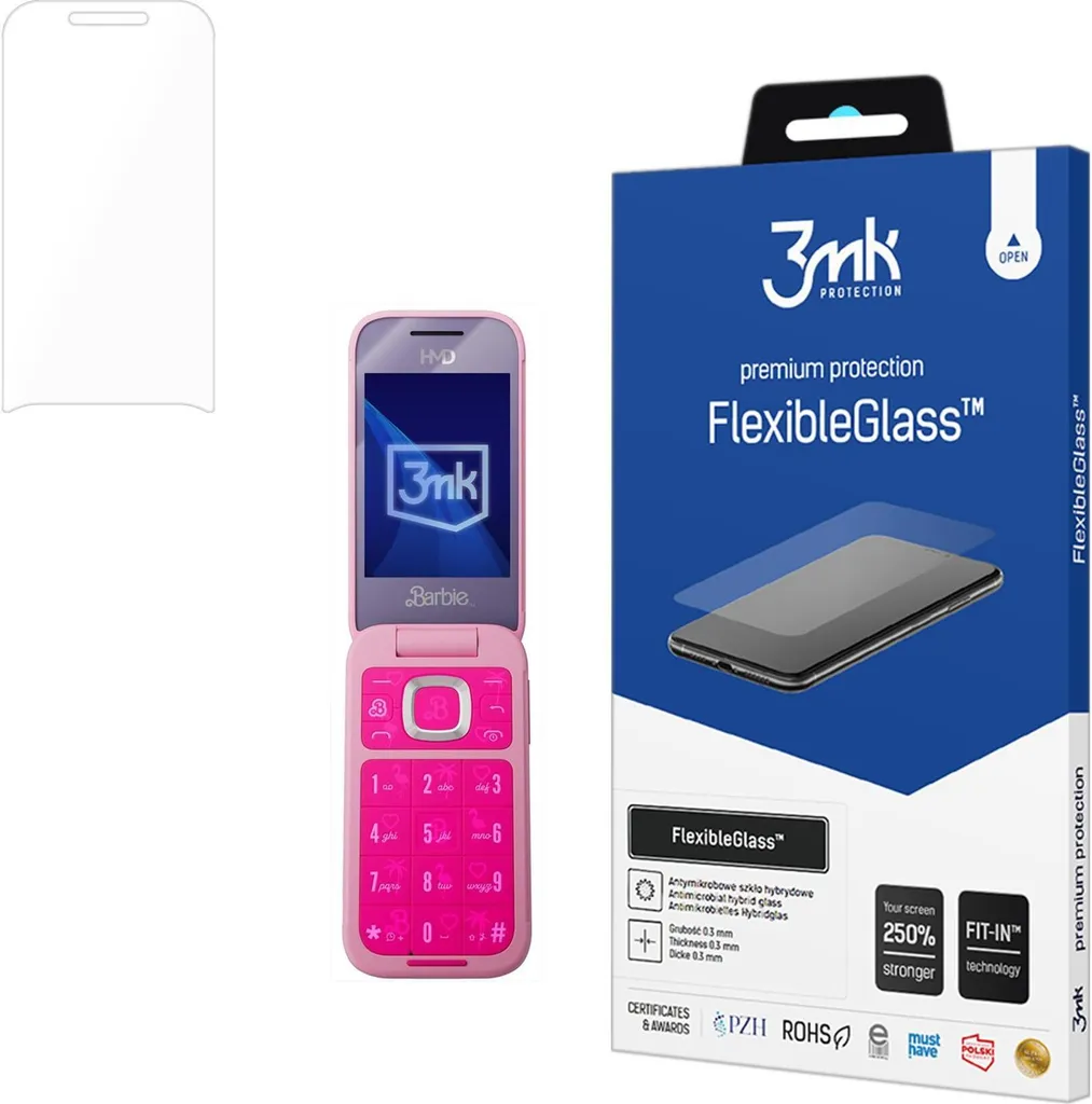 HMD Barbie Phone + Vetro 3Mk FlexibleGlass: Protezione Top e Stile Iconico