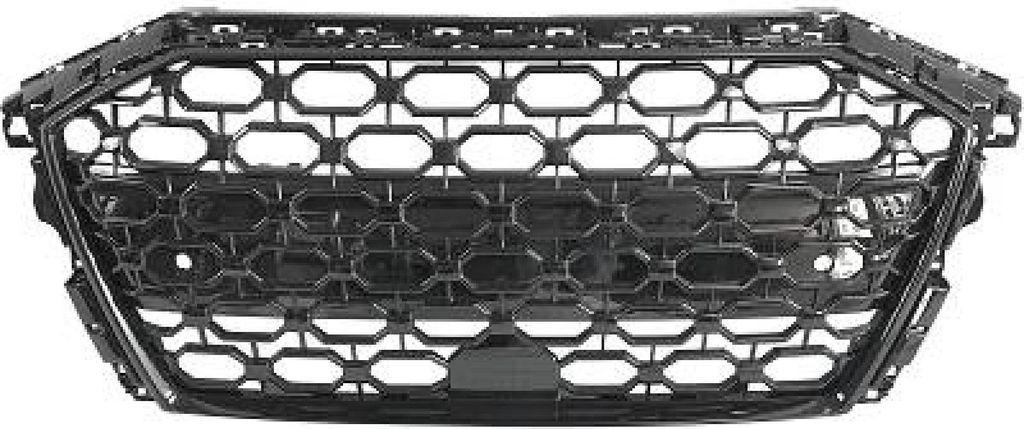 DIEDERICHS 1034240 Kühlergrill Frontgrill für AUDI A3 Sportback (8YA) Schwarz Glänzend
