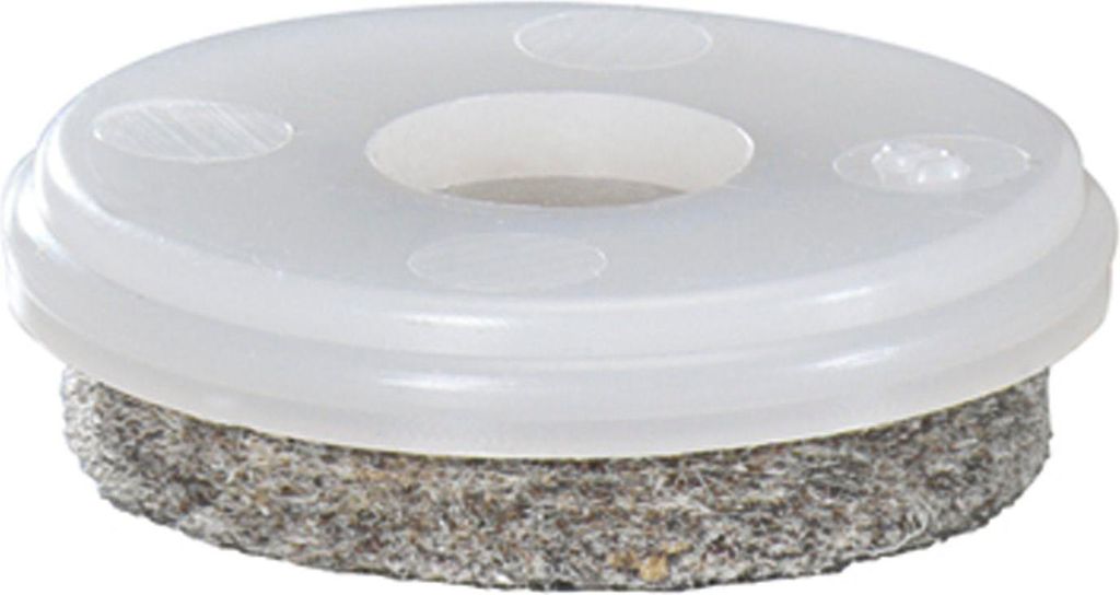 Wagner QuickClick Einsatz Möbelgleiter ULTRASOFT zum Aufdrücken ø 30 mm, natur, 4 Stück