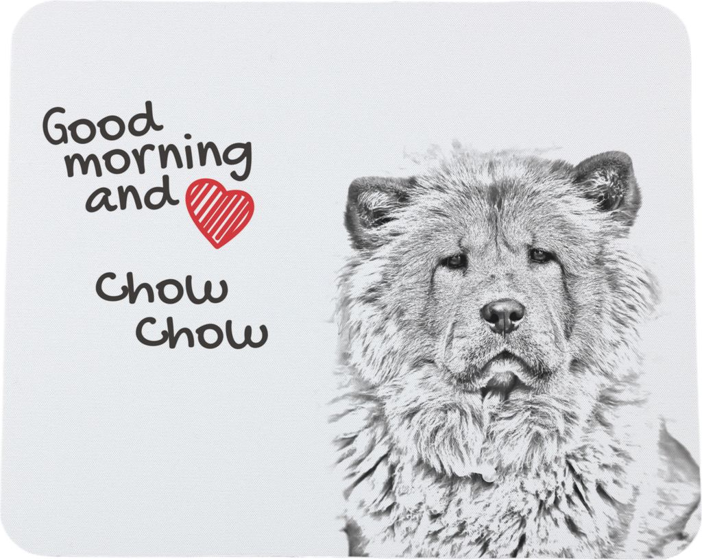 Chow Chow - Mauspad mit Druck, personalisiertes Mauspad mit Hund, einzigartiges Gadget für Büroangestellte von Art-Dog.