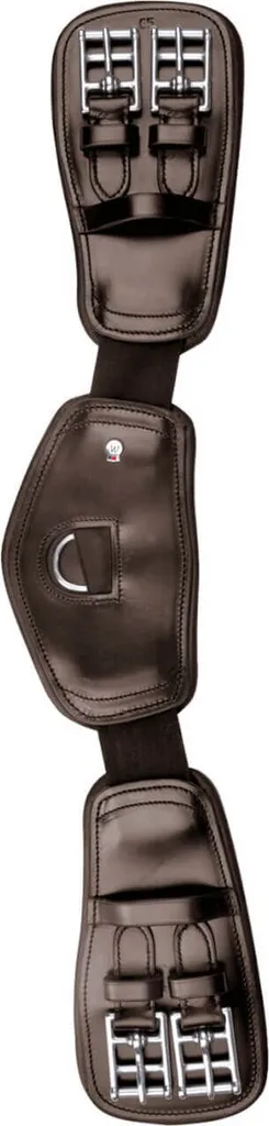 Waldhausen Sangle courte en cuir Elastik marron 65 cm pour cheval - 2