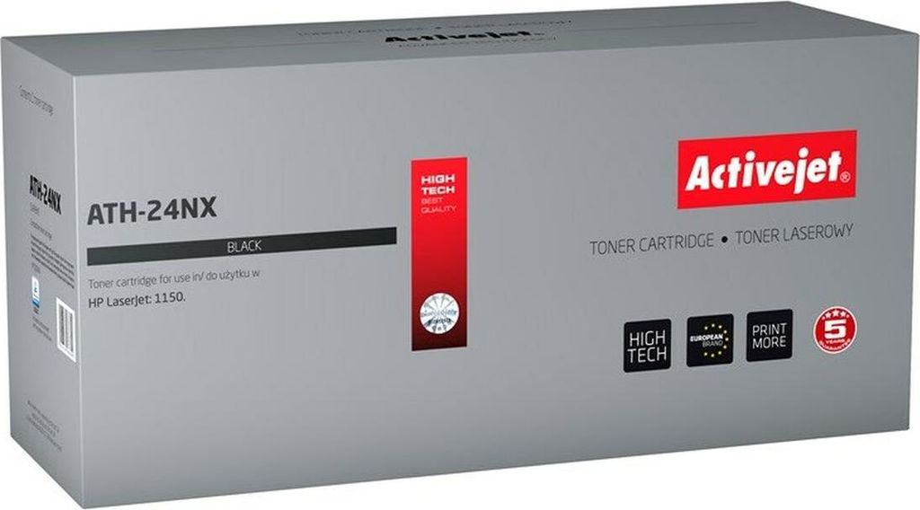 Activejet ATH-24NX Toner (Ersatz für HP 24X Q2624X; Supreme; 4400 Seiten; Schwarz)
