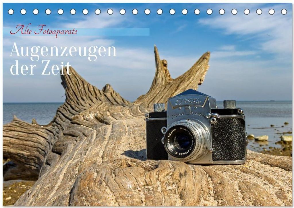 Alte Fotoapparate, Augenzeugen der Zeit (Tischkalender 2026 DIN A5 quer), CALVENDO Monatskalender