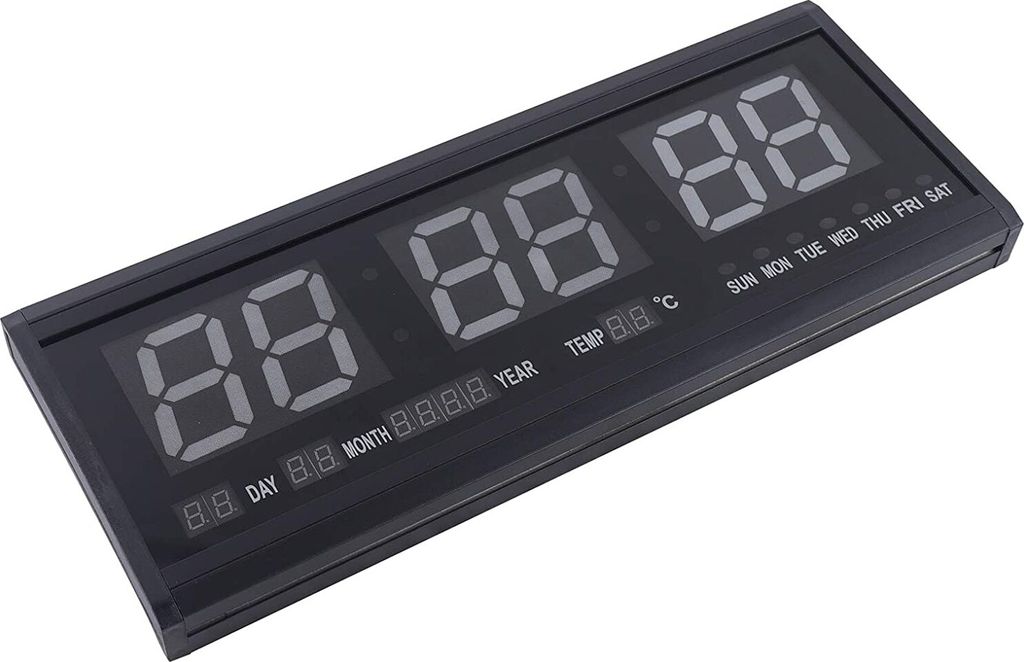 Wanduhr Digitaluhr Led Uhr Digital Wall Clock Kalenderuhr Produktbild 9