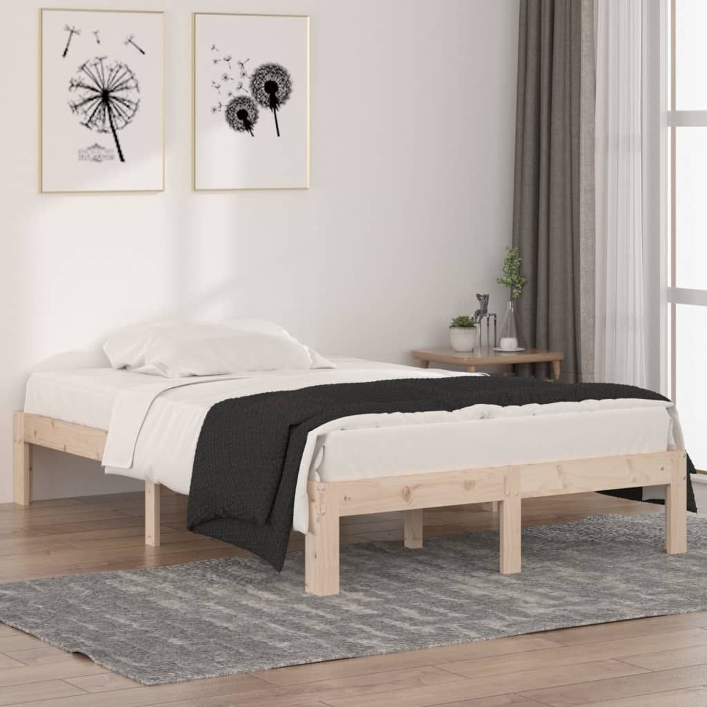Maison Exclusive - Massivholzbett 120x190 cm