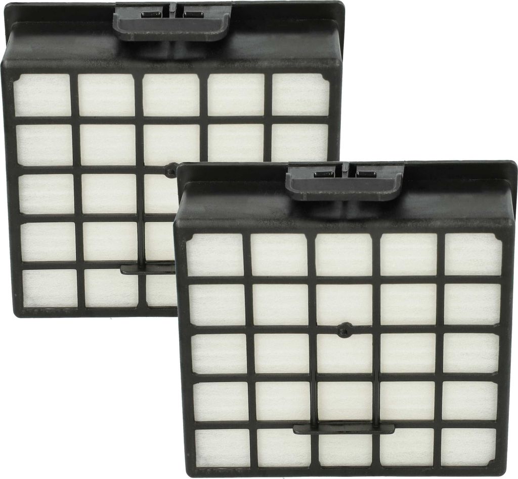 vhbw 2x Staubsaugerfilter Ersatz für Bosch/Siemens BSHG00426966, BBZ153HF, 578731, 572234, 426966 für Staubsauger - HEPA-Filter Schwarz Weiß