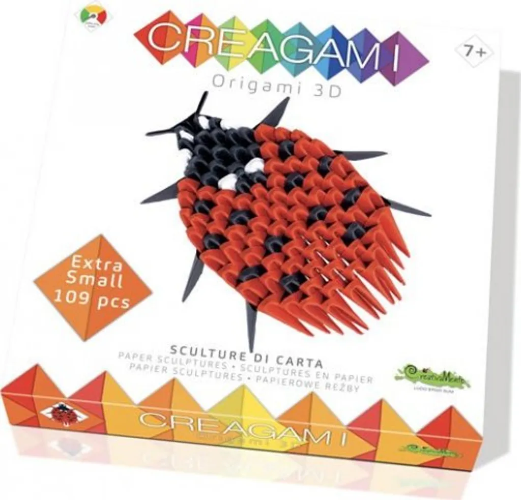 Origami 3D Facile Coccinelle : Creagami XS pour Débuter sans Erreur