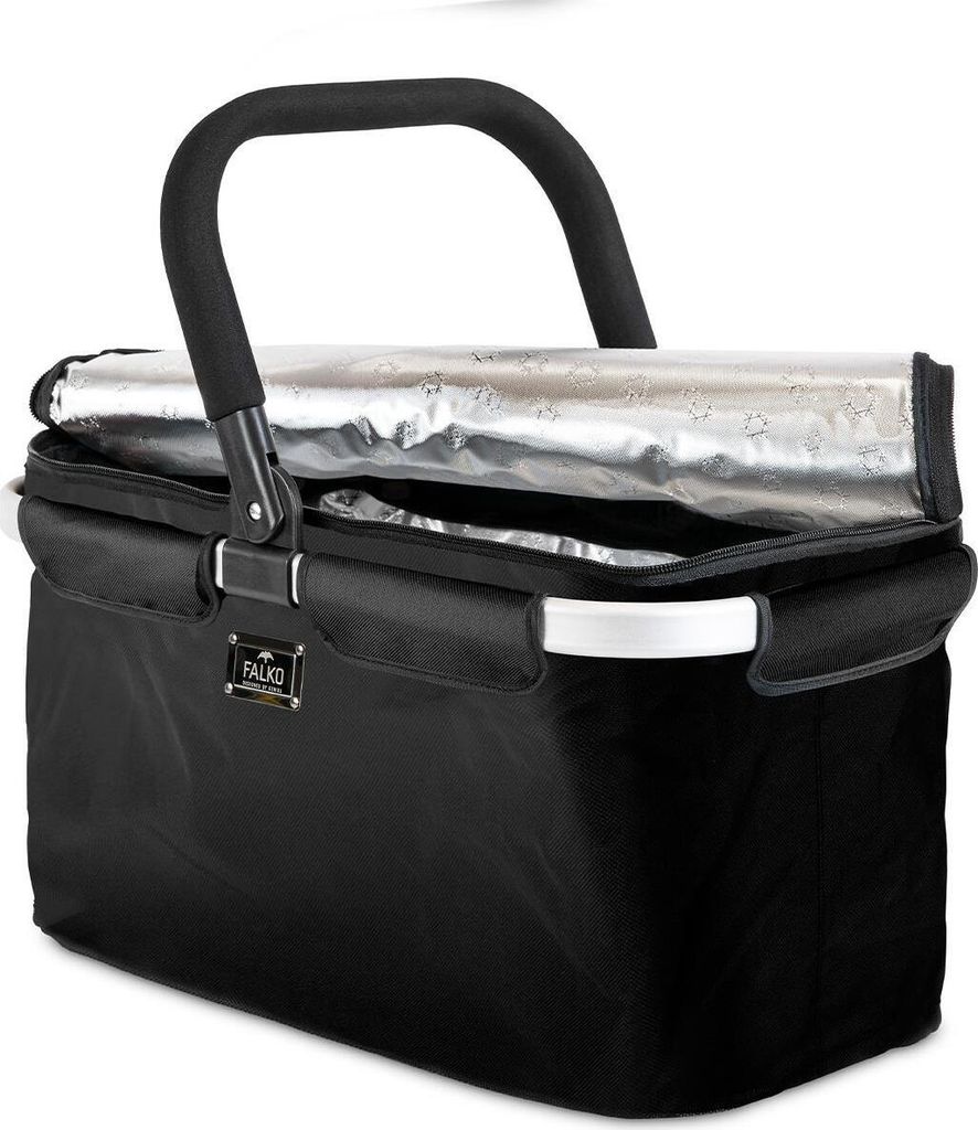 GENIUS cestino termico Falko 25l 48x28x24cm nero Immagine del prodotto 