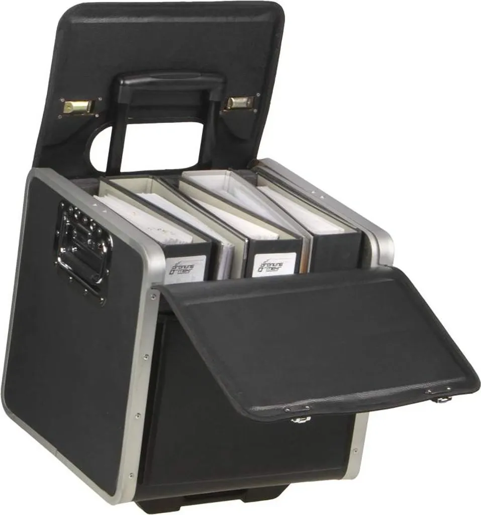 Attaché-case Alassio PERUGIA en imitation cuir noir pour documents A4 - 10