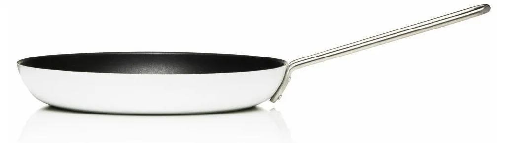 Eva Solo White Line Bratpfanne Slip-let, Pfanne, Schmorpfanne, Gemüsepfanne, Steakfpanne, Fischpfanne, Kochen, Ø 28 cm, 256428